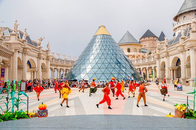 Ba Na Hills Tour: Golden Bridge + Cable Car + Buffet - Fantasy Park for families and indoor energy: Jules Verne vibes