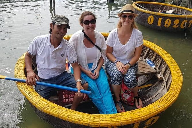 Coconut Jungle -Hoi An Villages -Marble Mountains Private Tour - Bay Mau Coconut Forest basket-boat crab fishing (the fun part)