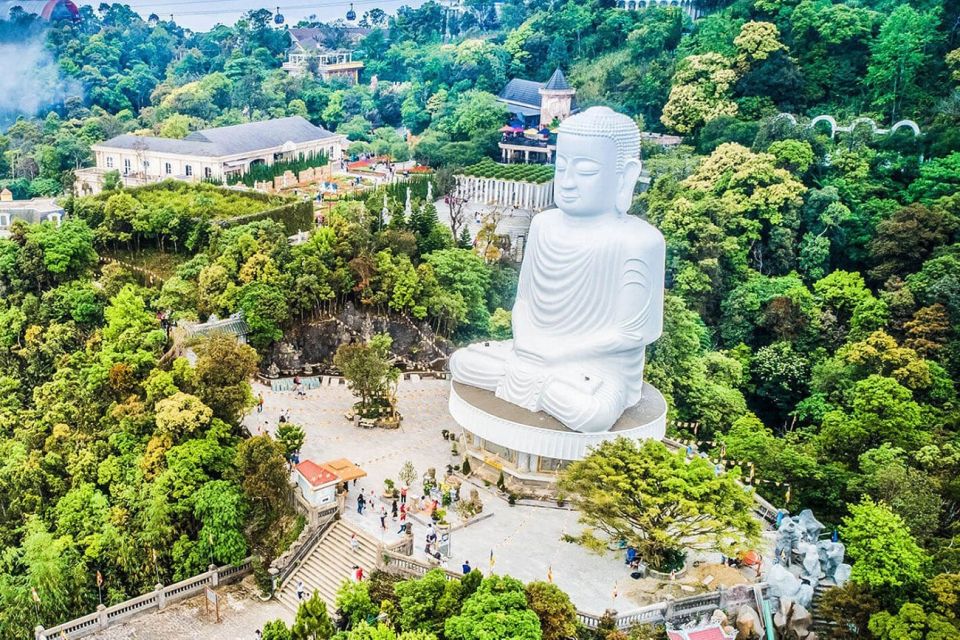 Da Nang - Ba Na Hills Tour - Golden Bridge - Cable Car Ride - Linh Ung Pagoda and the colossal Buddha: the calm stop