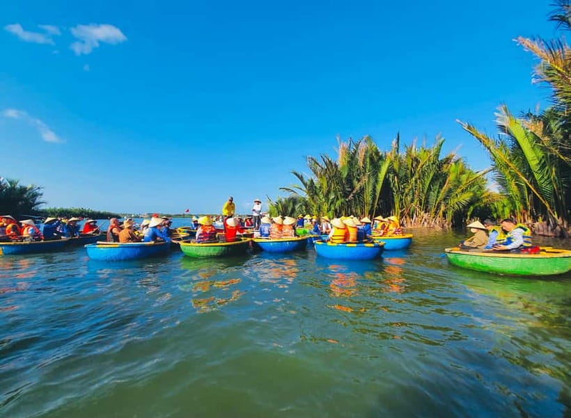 Da Nang : Basket Boat Ride - Hoi An City - Release Lantern - Why this combo works: countryside + lantern-lit Hoi An