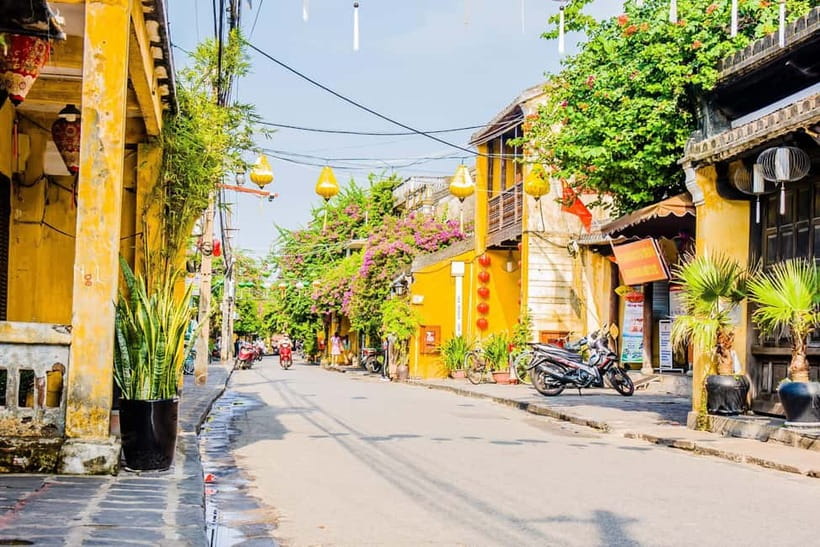 Da Nang : Basket Boat Ride - Hoi An City - Release Lantern - Phuc Kien Chinese Assembly Hall: gates, dragons, and offerings