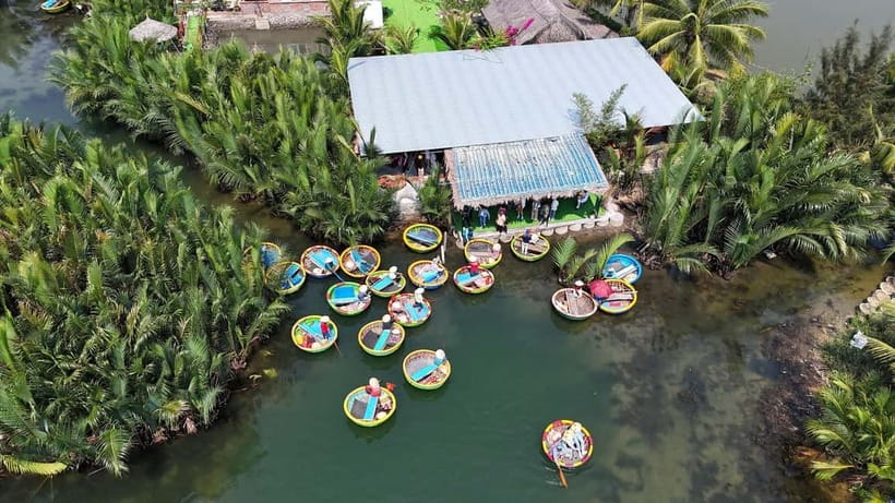 Da Nang: Hoi An Ancient Town, Coconut Jungle & Lanterns - Coconut jungle first: Cam Thanh and the bamboo basket boat feel