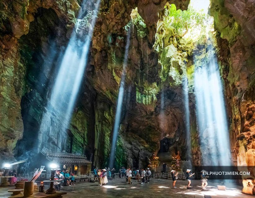 Da Nang/Hoi An: Lady Buddha -Marble Mountain - Am Phu Cave - A Half-Day Route That Links Monkey Mountains, Caves, and Coastal Views