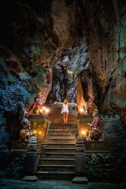Da Nang/Hoi An: Lady Buddha -Marble Mountain - Am Phu Cave - Âm Phủ Cave (Hell Cave): A Recreated Buddhist Story Walk