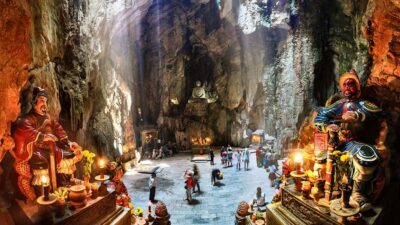 Da Nang/Hoi An: Lady Budha - Marble Mountain with Hell Cave - Son Tra Peninsula and Linh Ung Pagoda: where the views do the talking