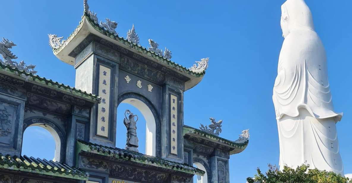 Da Nang: Lady Buddha, Marble Mountains, and Am Phu Cave Tour - Marble Mountains: climbing, caves, and the view over Son Tra