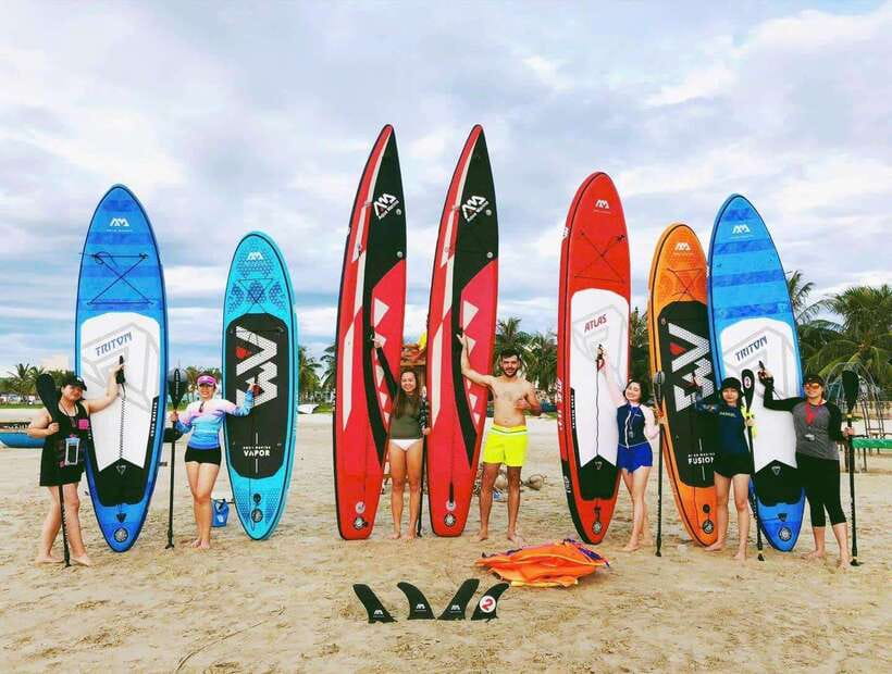 Da Nang: Man Thai Beach Stand-Up Paddleboarding Tour - Photo support, shower time, and leaving clean (for once)