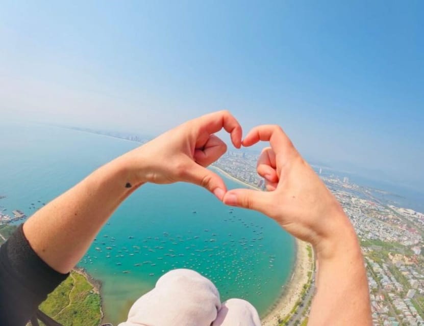 Da Nang: Monkey Mountain Paragliding Experience - From Buu Dai Son Pagoda to Takeoff: The Ride That Sets the Tone