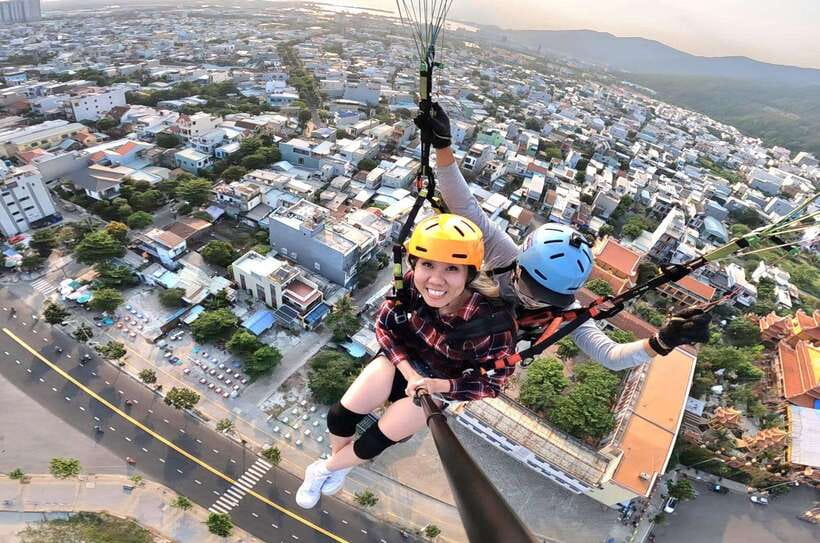 Da Nang Private paragliding experience on Monkey Mountain - GoPro Footage and the Optional Flycam for Extra Angles
