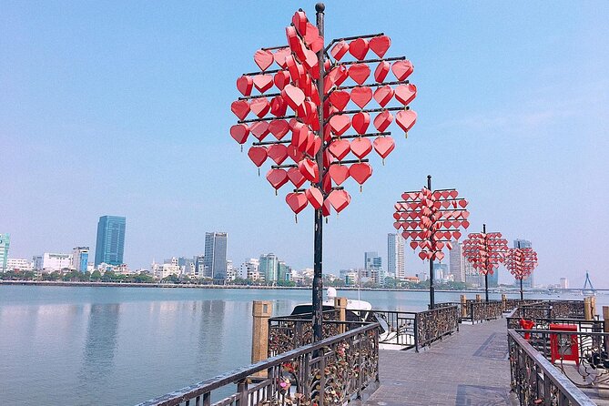 Danang Food City Tour by Motorbike - Private Tour - Han River: the calm lead-in to the bridge action