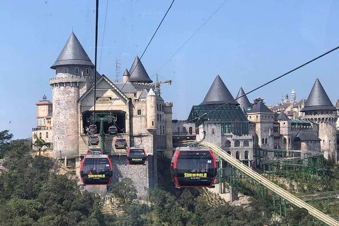 DaNang Fullday Tour-GOLDEN BRIDGE-MARBLE MOUNTAIN-MONKEY MOUNTAIN - Ba Na Hills SunWorld: cooler air, big views, and the cable car reality