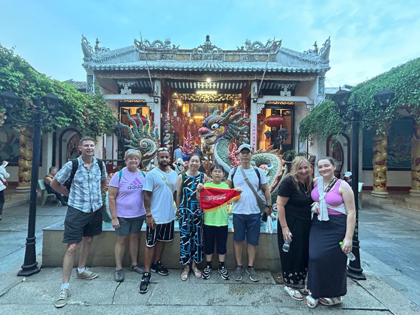DaNang: Lady Buddha, Marble Mountain, Hoi An Town Group Tour - Hoi An old town at night: lantern streets, iconic bridges, and house stops