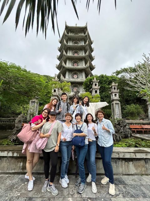 DaNang: Lady Buddha, Marble Mountain, Hoi An Town Group Tour - Marble Mountains: caves, temples, and the step-count reality