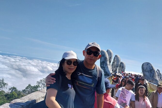 Explore Golden Bridge Sunset Private Tour from Hoi An/ Da nang - Cable Car Ride and French Village by Night Stops