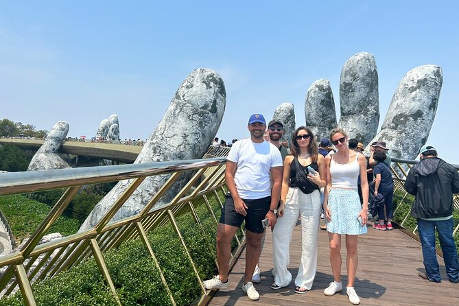 Explore Golden Bridge Sunset Private Tour from Hoi An/ Da nang - Golden Bridge at Sunset: Two Giant Hands and 30 Minutes on the Span