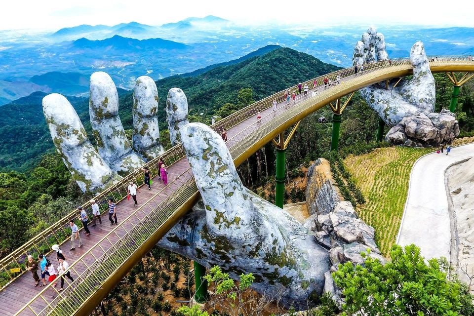 From Da Nang: Ba Na Hills Golden Bridge Day Tour & Lunch - Debay Wine Cellar, Linh Ung Pagoda, and the Mural Road: the quieter wins