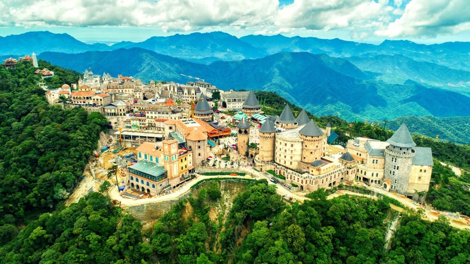 From Da Nang: Ba Na Hills Golden Bridge Private Tour & Lunch - Games, shopping, and the artificial-fun tradeoff