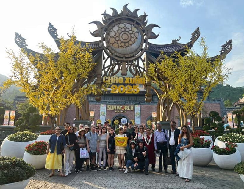 From Da Nang: Golden Bridge Ba Na Hills Full-Day Group Tour - French Village + Fantasy Park after lunch: control your pace