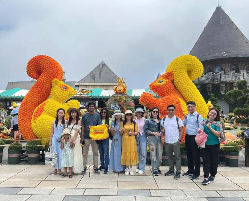 From Da Nang: Golden Bridge Ba Na Hills Full-Day Group Tour - King Peak at 1,487 meters: the viewpoint payoff
