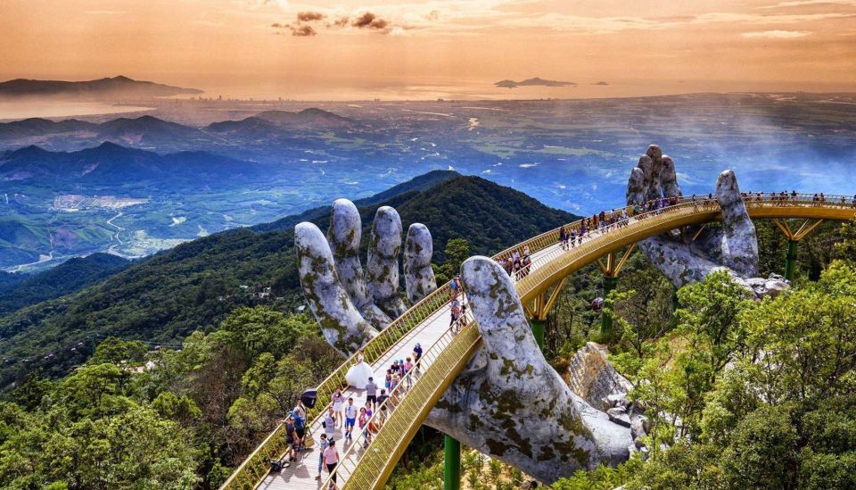 From Da Nang/Hoi An: Ba Na Hills Golden Bridge small group - Le Jardin D’Amour and Linh Ung Pagoda: the stops people forget they needed