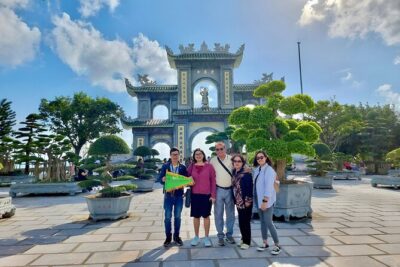 From Danang : Explore Danang City in Half a Day - Linh Ung Pagoda: a peaceful start with a stairs reality check