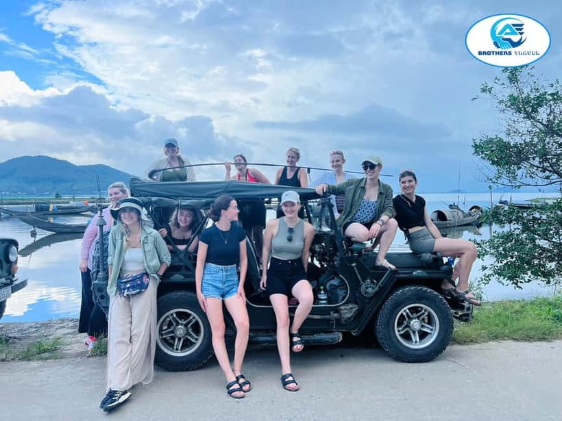 From Hue: Group Jeep Tour to Hoi An via Hai Van Pass - Lang Co Beach: a long breath before the big climb