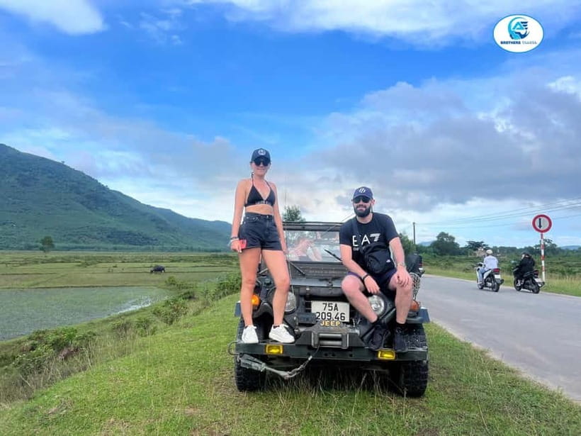 From Hue: Group Jeep Tour to Hoi An via Hai Van Pass - Open-Top Army / Vietnam Legend Jeep: the best way to feel the pass
