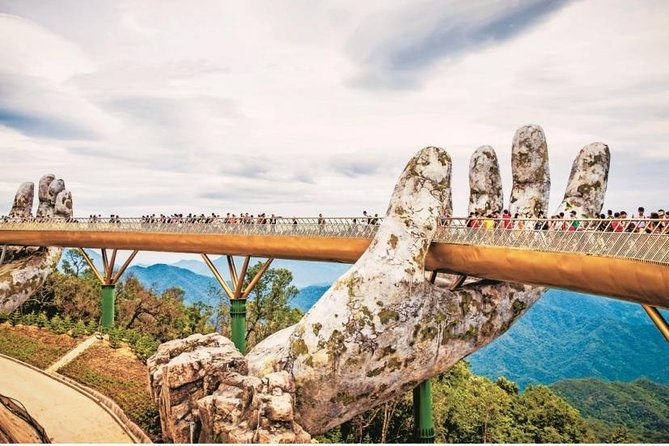 Golden Bridge & BaNa hills Group trip from DaNang/Hoi An - Ba Na Hills runs on a four-season script