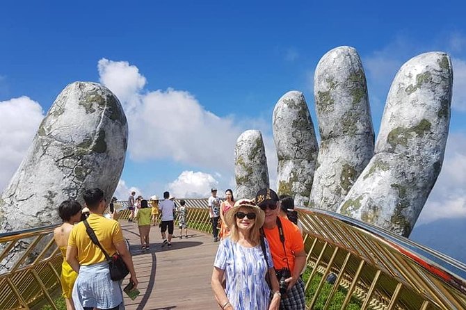 Golden Bridge -Marble Mountain-Hoi An City-Boat Ride-Night Market - Ba Na Hills and the cable car ride: cooler air up top