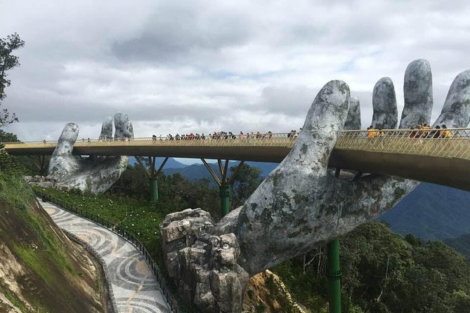 Golden Bridge-Monkey mountain-Dragon Bridge -Marble Mountain Fullday PrivateTour - Golden Bridge: Engineering, Crowds, and How to Plan Your Walk