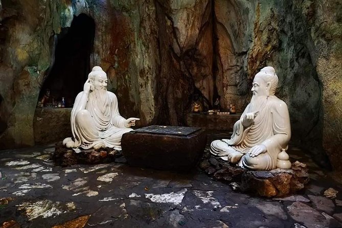 HAI VAN PASS( Sea &Cloud Mountain),MONKEY MOUNTAIN &MARBLE MOUNTAIN Private Tour - Marble Mountains: caves, carvings, and the five-element theme