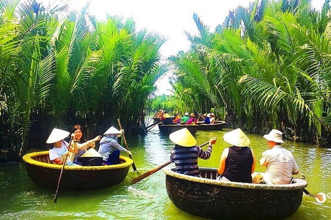 Hoi an Coconut Boat & Hoi an Ancient Town From Da nang or Hoi an - Bay Mau Coconut Forest: Bamboo Basket Boats and Local Water Skills