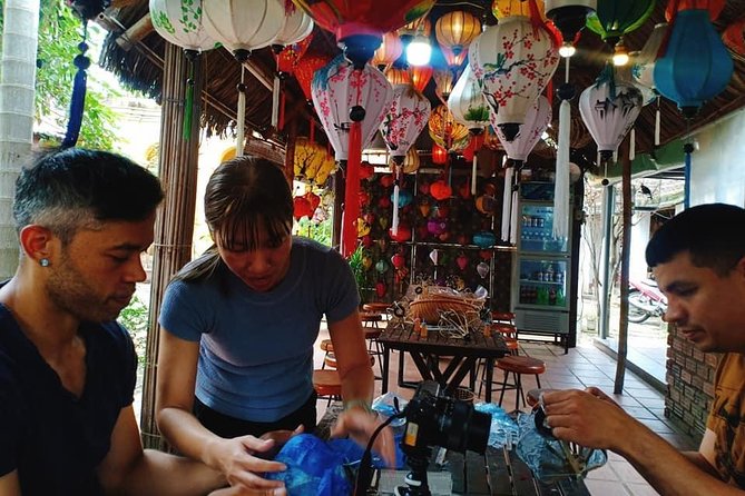 Hoi An Countryside Tour:Basket Boat,Buffalo Ride, Farming & Lantern Making Class - Hoi An lantern workshop: making something you can carry home