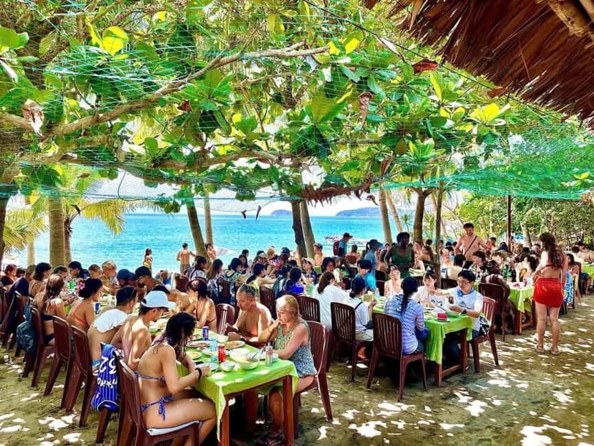Hoi An/ Da Nang: Snorkeling Cham Island By Speedboat - Cham Jungle Restaurant seafood lunch and the long break time