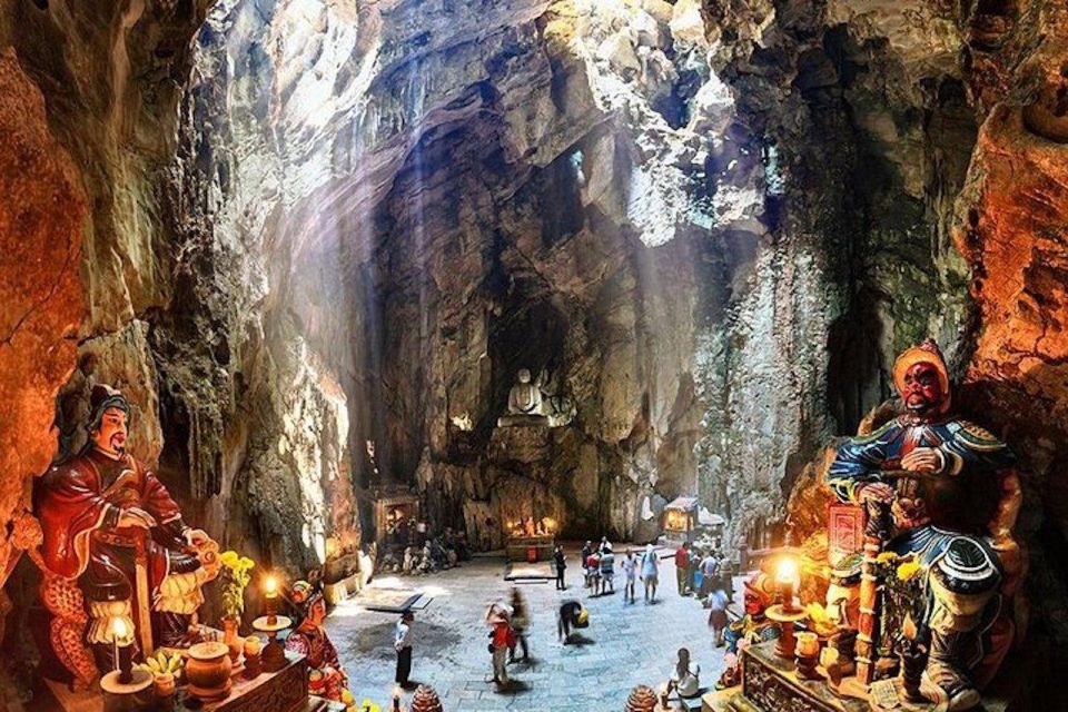 Hoi An: Marble Mountains & Monkey Mountain -Am Phu Cave Tour - Linh Ung pagoda viewpoints: where the coast shows up