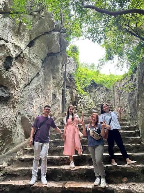 Hoi An: Marble Mountains & Monkey Mountain -Am Phu Cave Tour - Lunch and local stone factories: why they’re worth a quick look