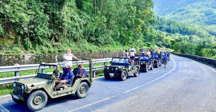 JEEP TOUR VIA HAI VAN PASS FROM HOI AN/HUE - Bang An Tower and Champa culture: more than a roadside stop
