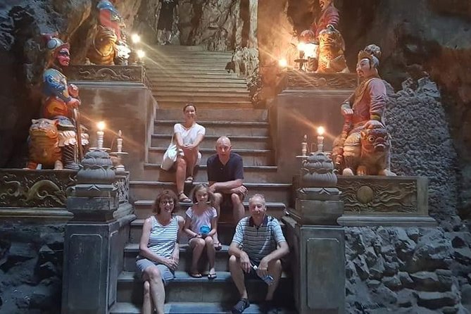 Marble Mountain -Buddha Statue -PeakMonkey Mountain -PRIVATE CAR - Marble Mountains: pagodas, caves, and marble village craft