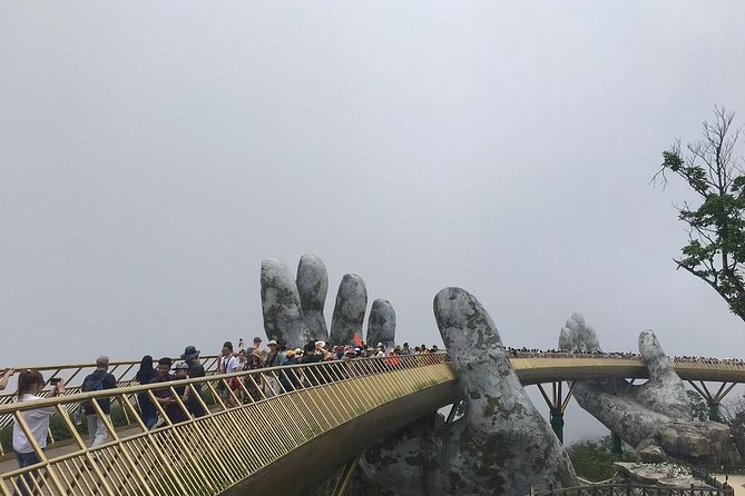 Marble Moutain - Golden Bridge - Ba Na Hill via Cable Car from Da Nang or Hoi an - Marble Mountains: pagodas, caves, and an old wartime story