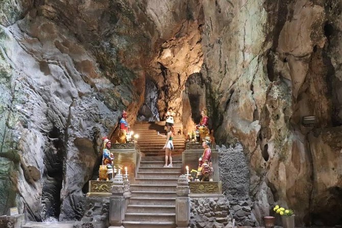 My Son sanctuary and Marble mountain tours or transfer - Marble Mountains: Buddhist temples, natural caves, and viewpoint time