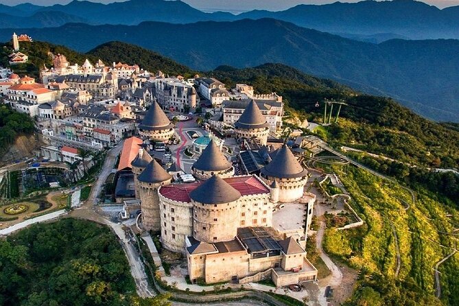 Private Bana Hills - Golden Hands Bridge Guided Tour with Lunch and Transfer - French Village at Mercure Bana Hills: Classic Details With a Local Guide’s Map