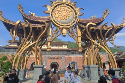 Private car and cable car ticket to the Ba Na hills and Golden Bridge - Love Flower Garden, Wine Cellar, and Linh Ung Pagoda: the stops that round out the day