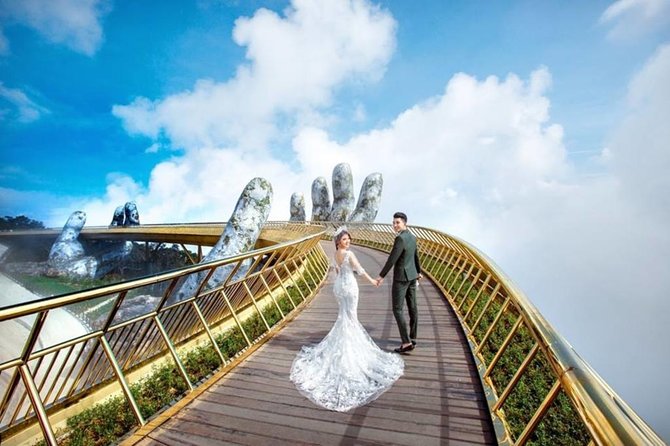 PRIVATE Half day to Golden Bridge Bana hill from Danang City - Cable Cars Over the Forest: Dream Stream to High Views