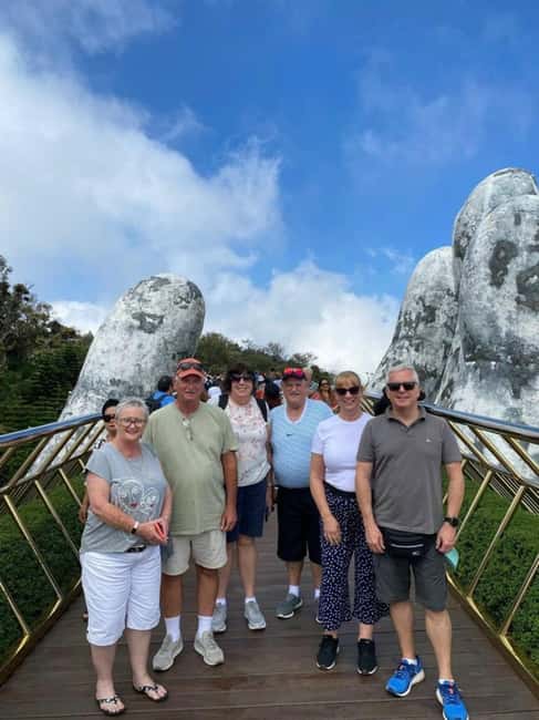 Private Tour Marble Mountain & Golden Bridge - BaNa Hills - French wine cellar and Le Jardin d’Amourn gardens