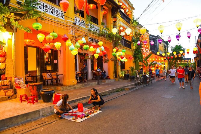 PRIVATE TOUR Marble Mountains-Hoi An Old town-Night Market-Boat - The Lantern-Lit Night Market Side of Hoi An