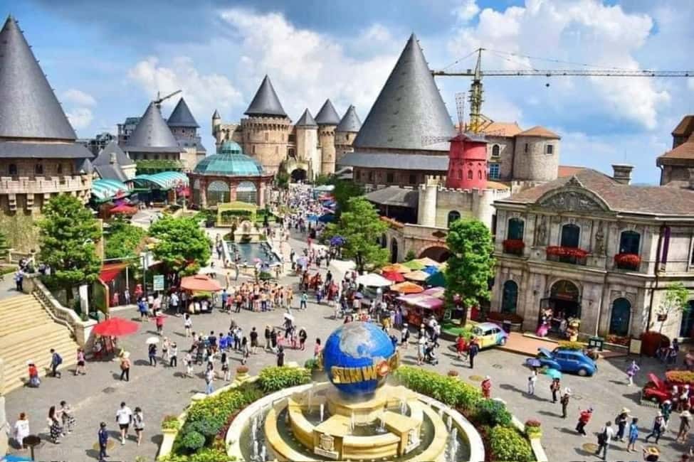 Private Tour to Golden Bridge - BaNa Hills : Hoi An/DaNang - Fantasy Park: the 90+ attractions and games plan in real life